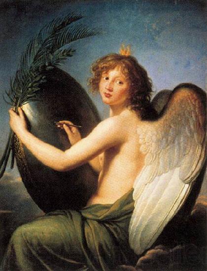 elisabeth vigee-lebrun Allegory of the Genius of Alexander I. Prince Heinrich Lubomirski France oil painting art